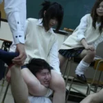 JKの太ももヘッドロック